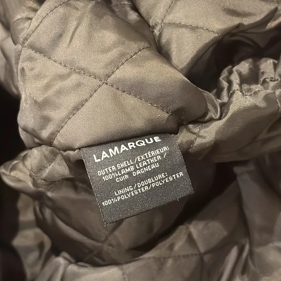 Lamarque Dark Brown Leather Jacket - Picture 7 of 8